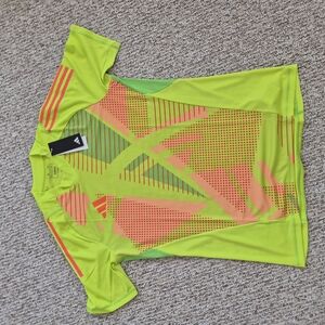 Adidas Men Tiro 24 Pro Goalkeeper Shirt Soccer Yellow GK Football Jersey